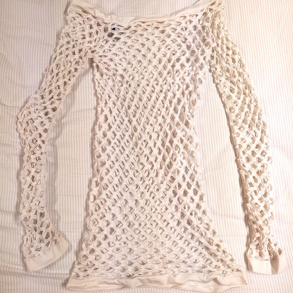 White Raver Dress OS